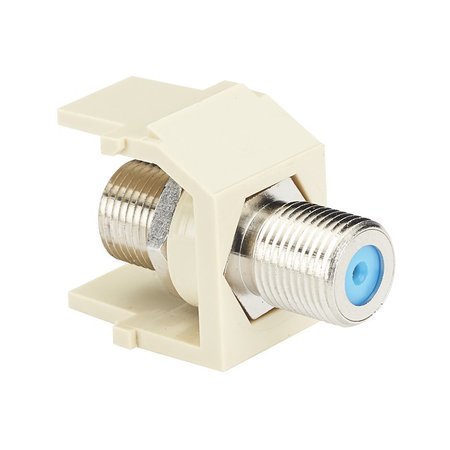 PANDUIT Coupler Module, F Type, Off White NKFIW